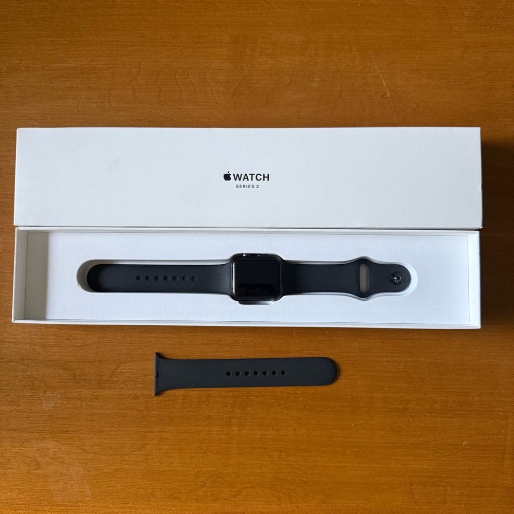Apple Watch Series 3 with Black Band